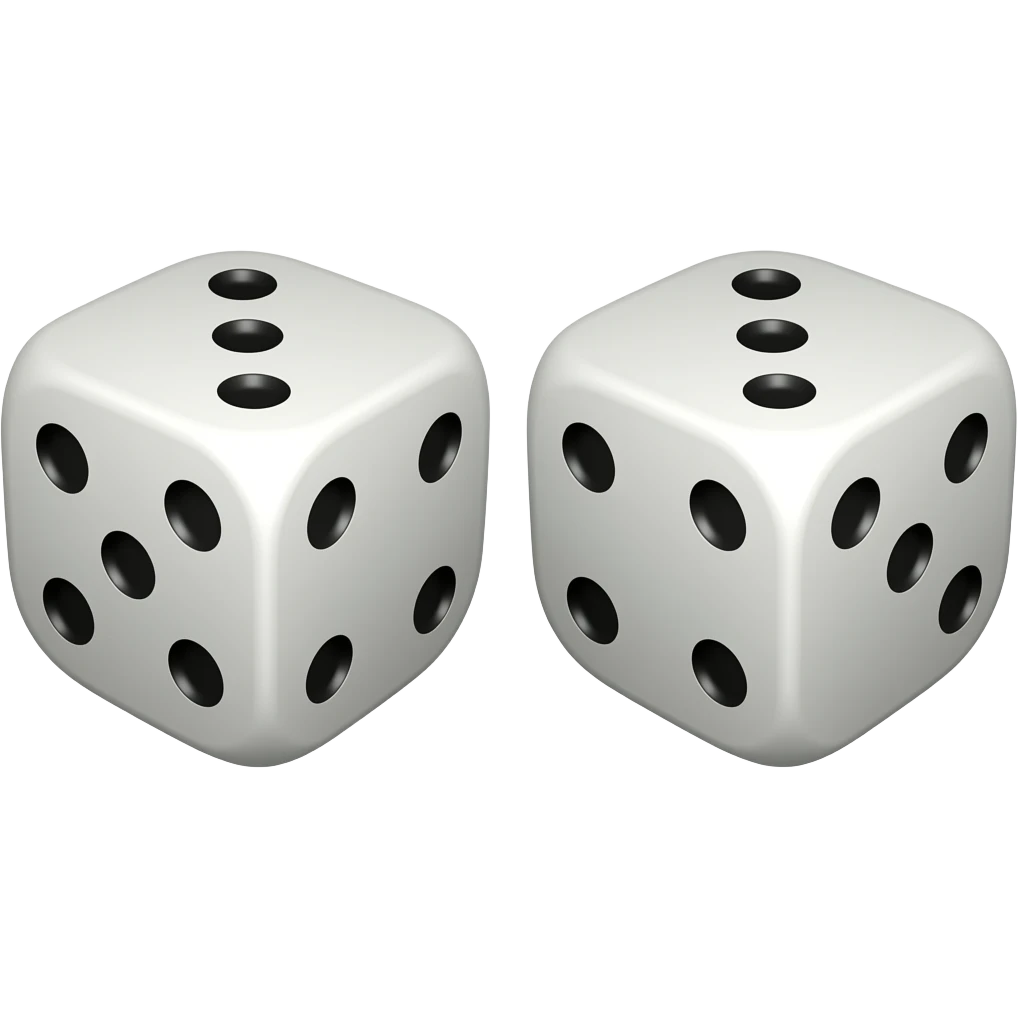 骰子比大小小游戏 emoji