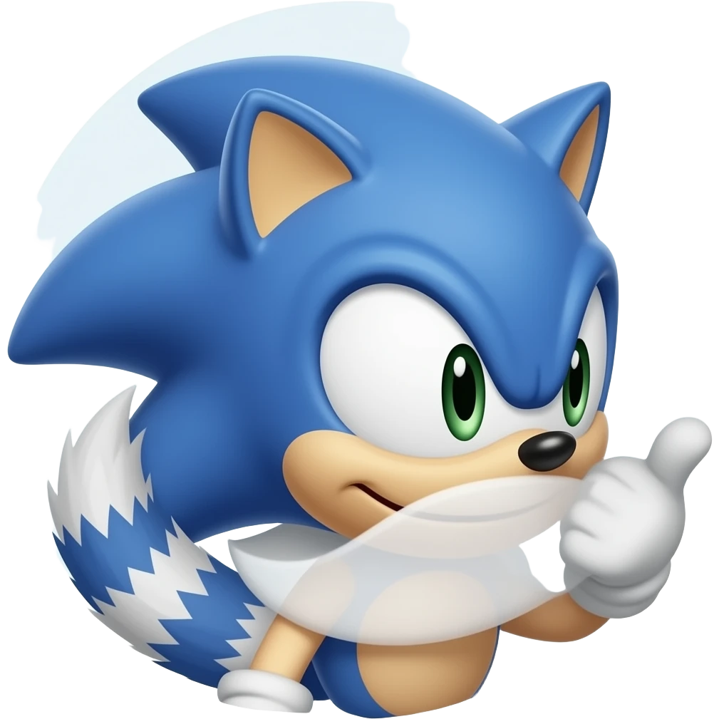 Make tails from sonic emoji