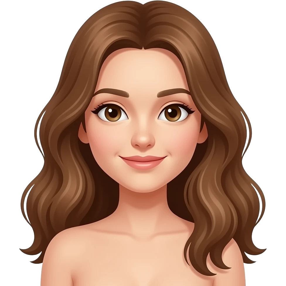 Fille toute nue emoji