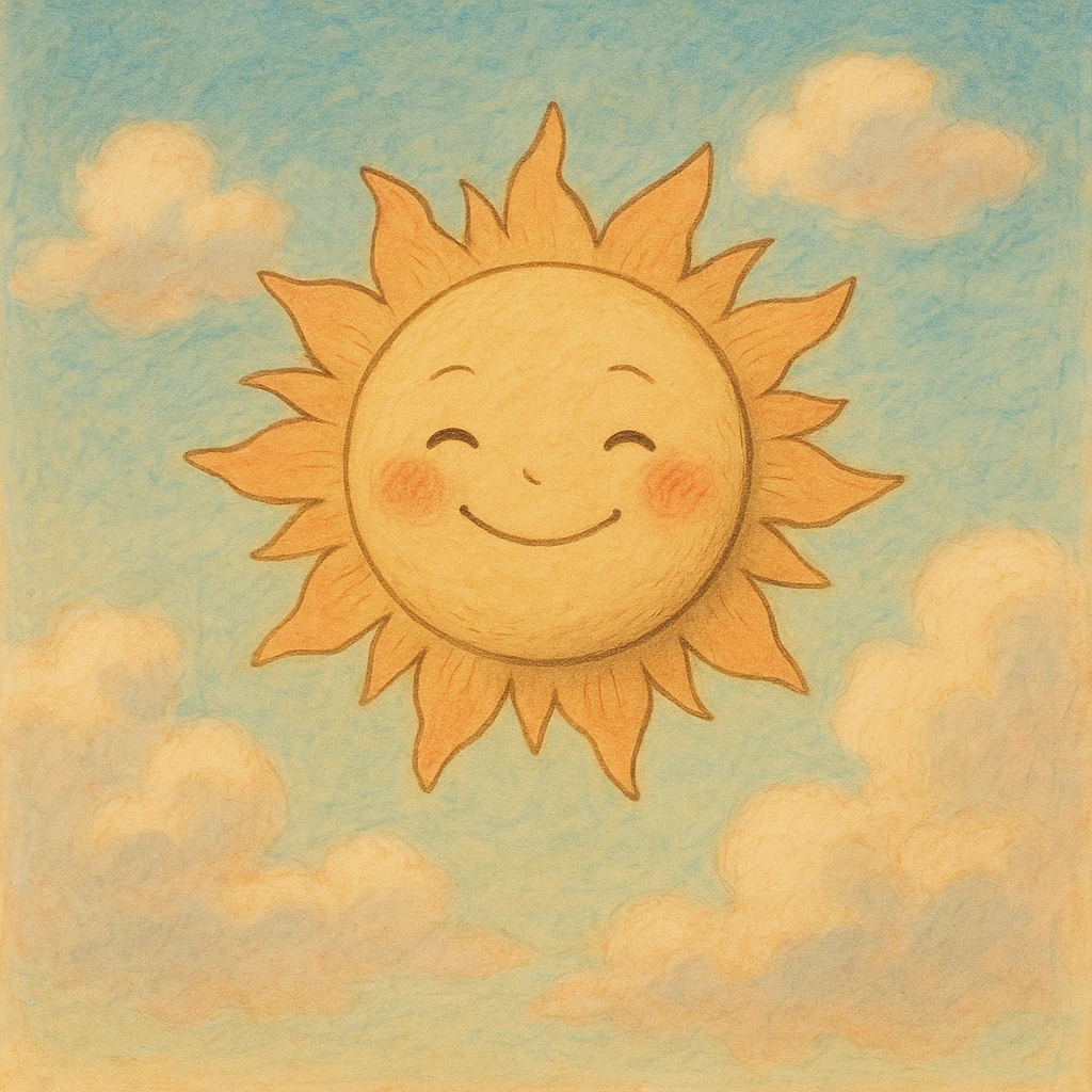 a smiling sun emoji emoji