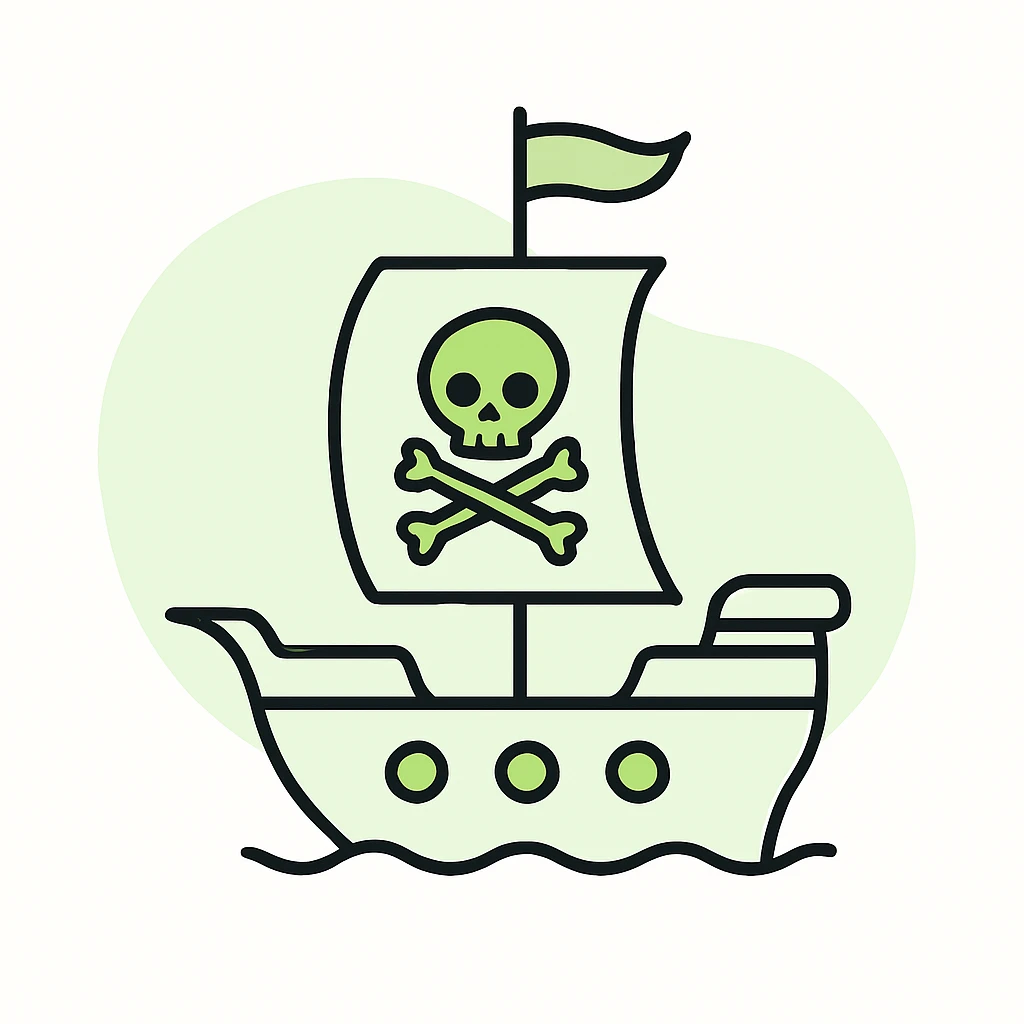 pirate ship emoji
