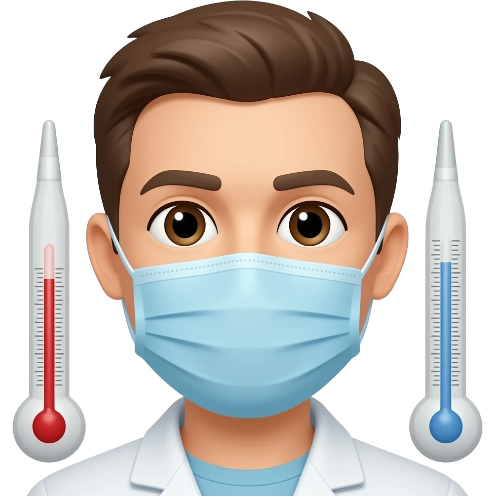 face with thermometer emoji