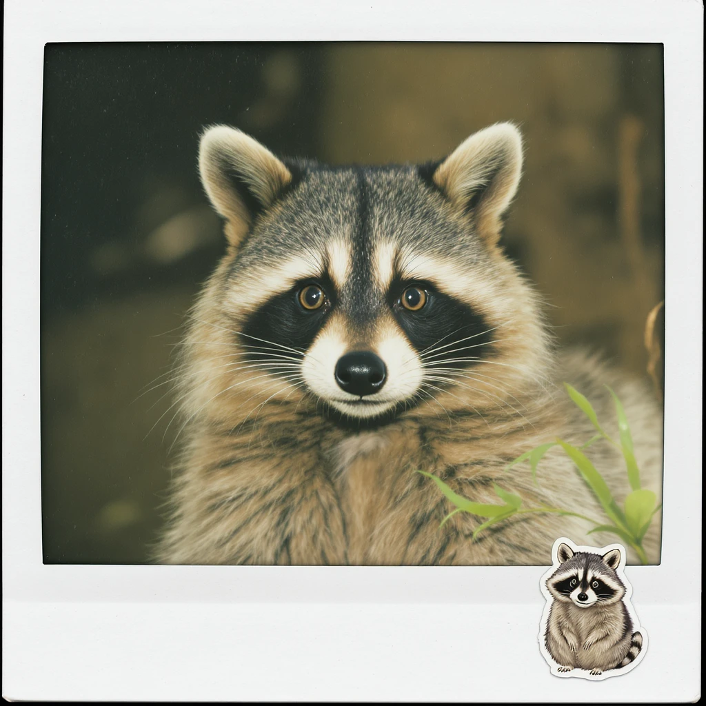 raccoon sticker emoji