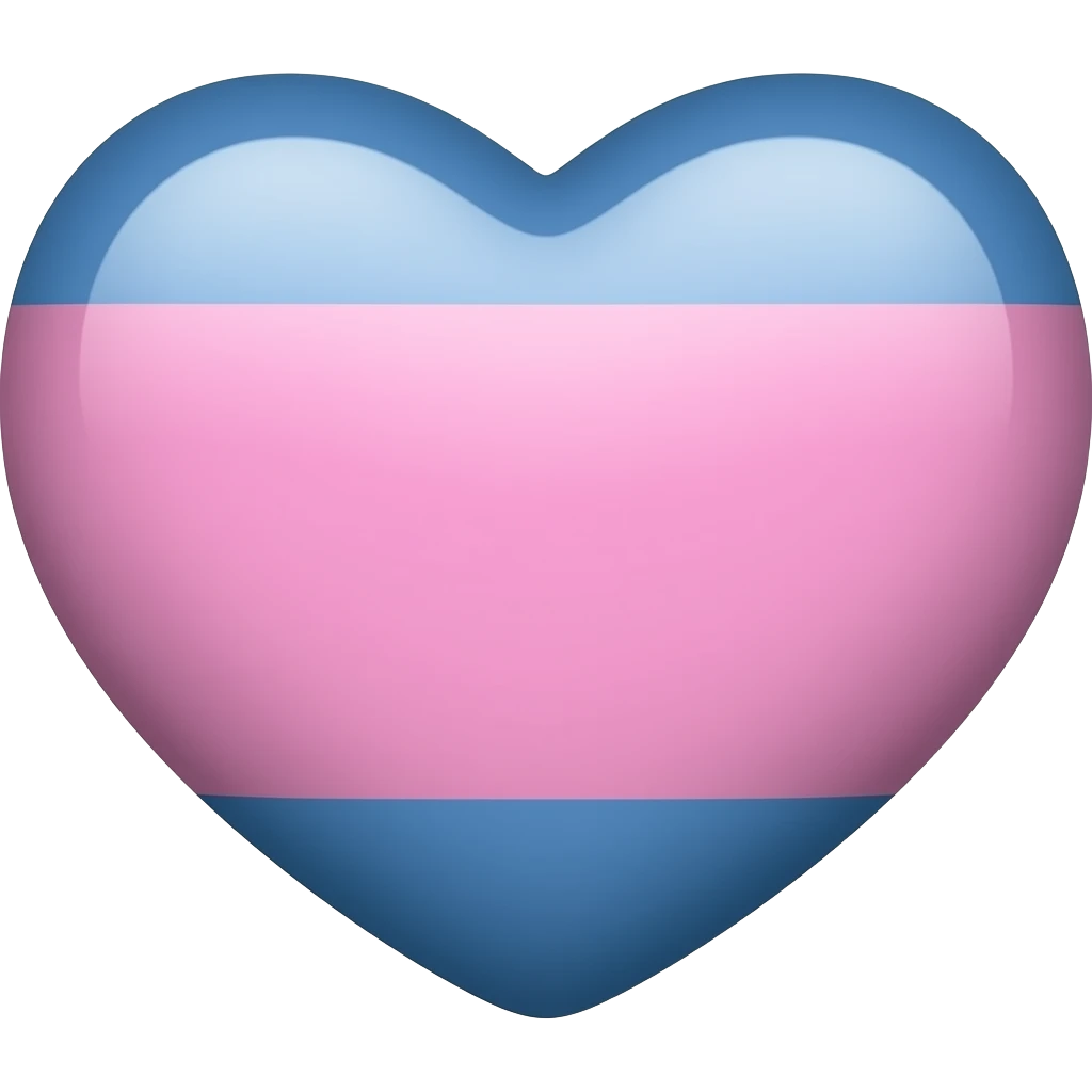 Bisexual flag heart emoji