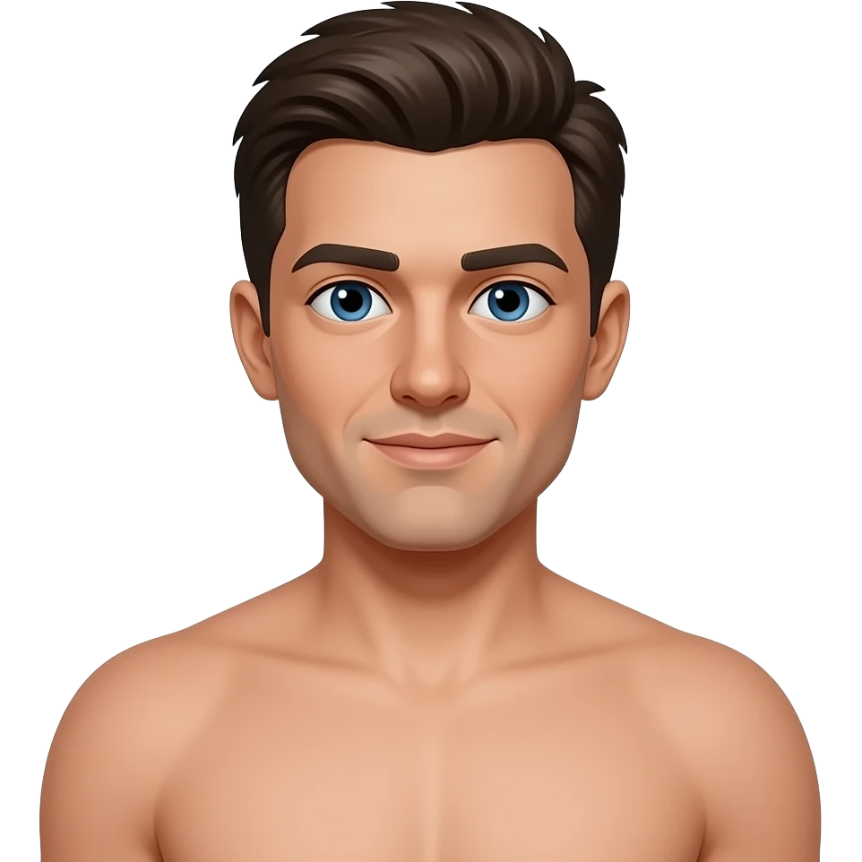 Nude/male emoji