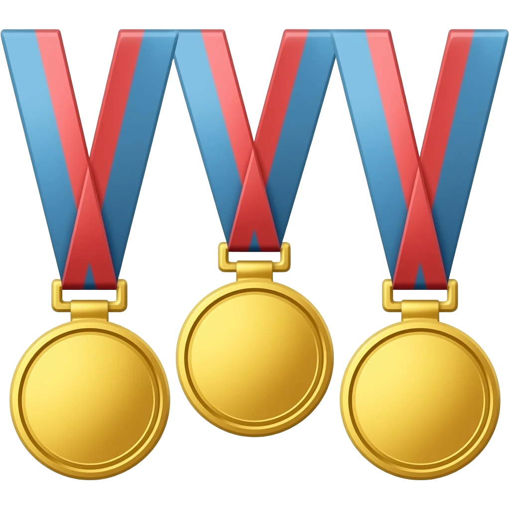 Medallas de rango emoji