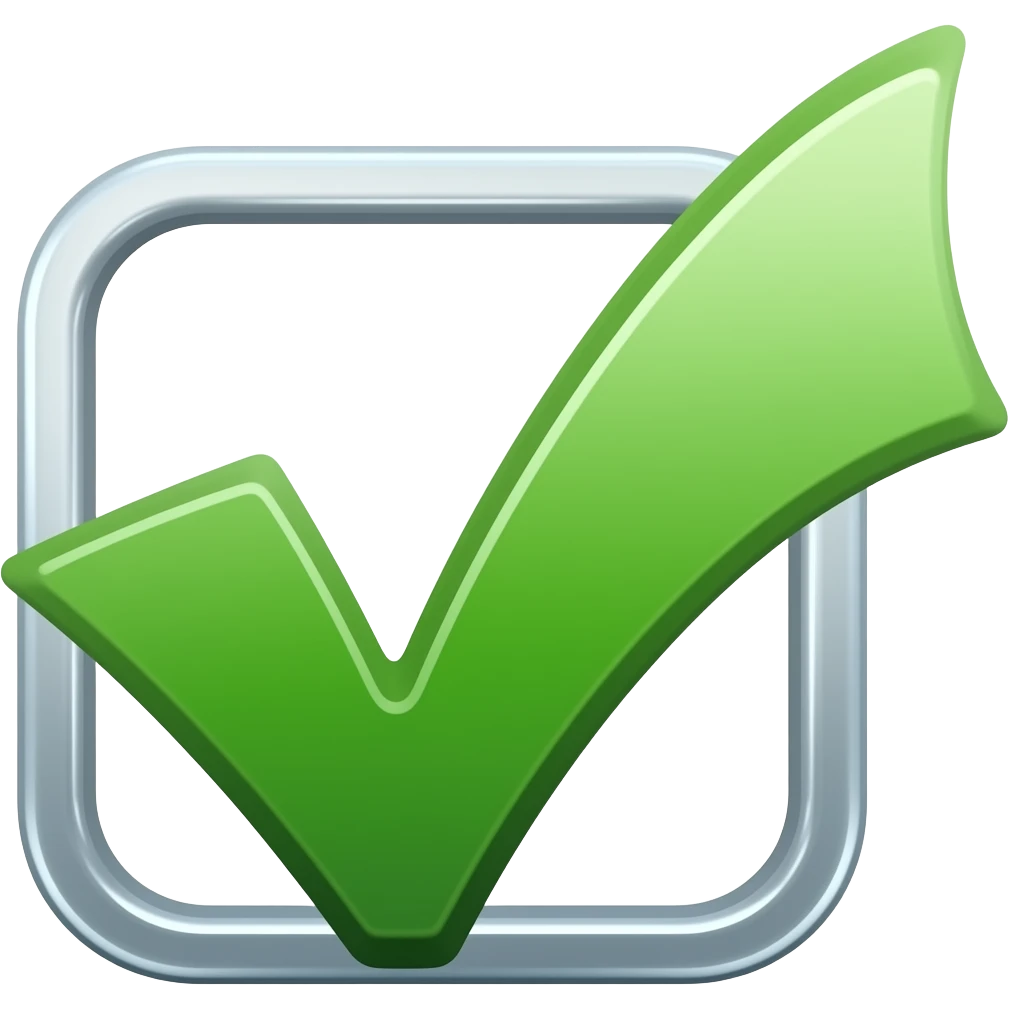 Verification tick emoji