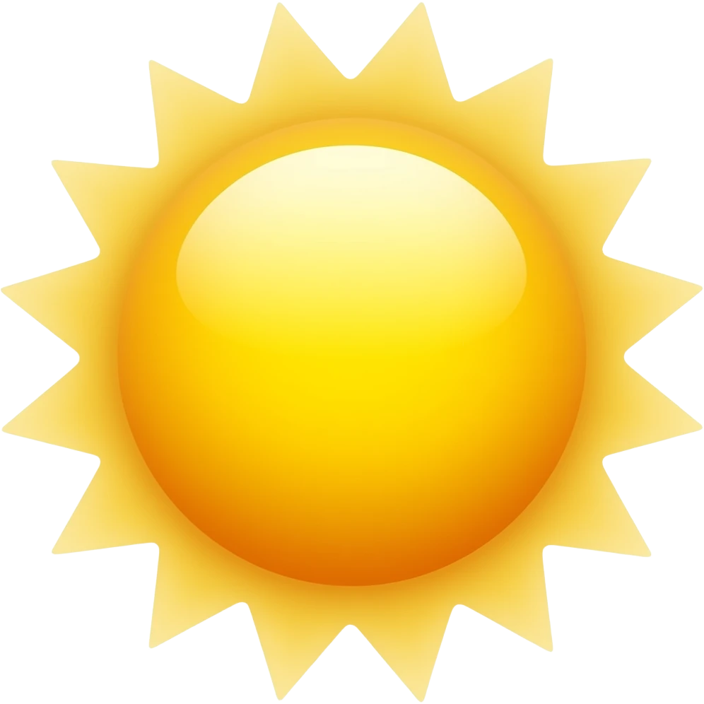 Sun emoji
