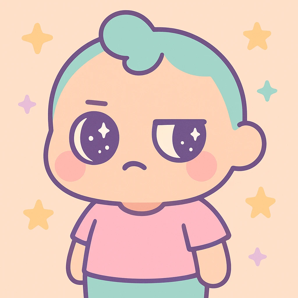 judgemental side eye, expressive face, kawaii style emoji