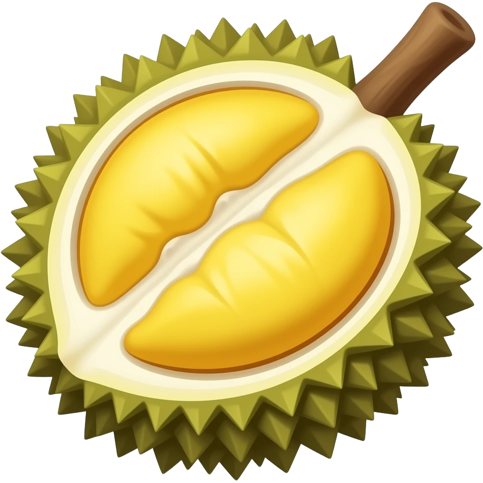A Durian emoji