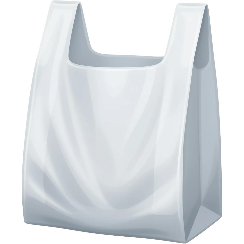 A shopping plastic bag emoji
