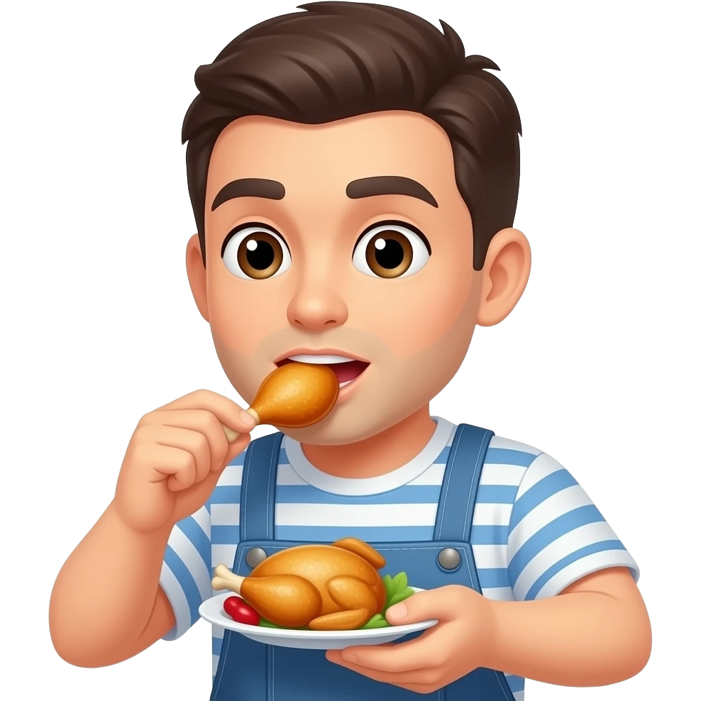 Azpaz tv le youtubeur qui mange du poulet emoji
