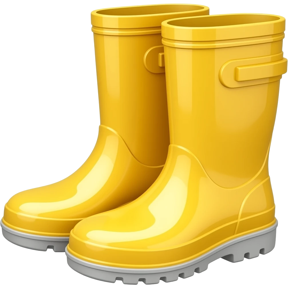 yellow bumboots emoji