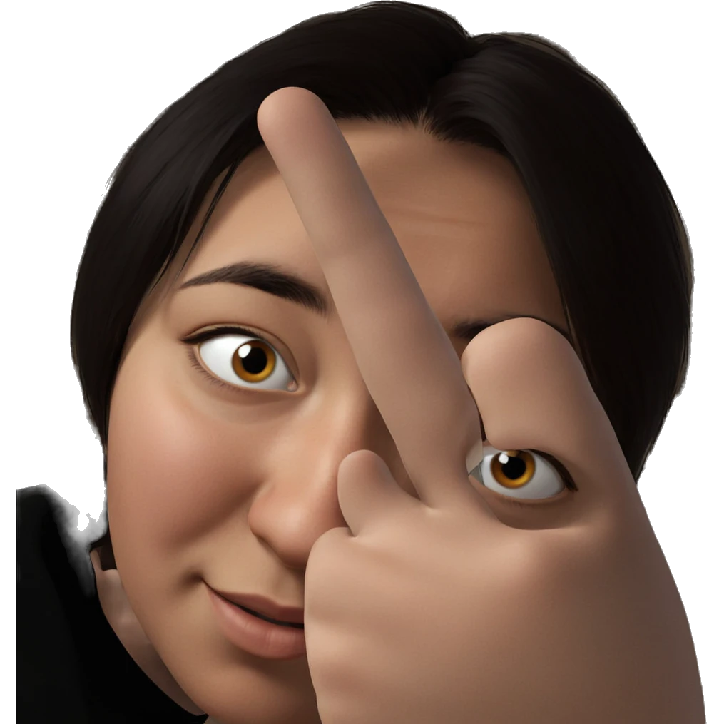 intense gaze of a boy emoji