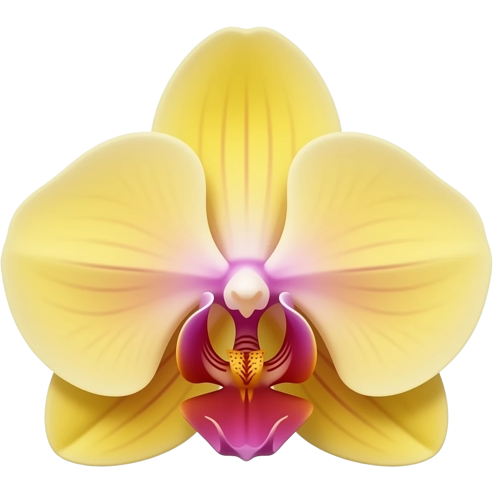 Orchid (like a sunflower color) emoji