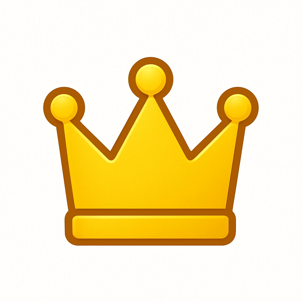yellow crown emoji emoji