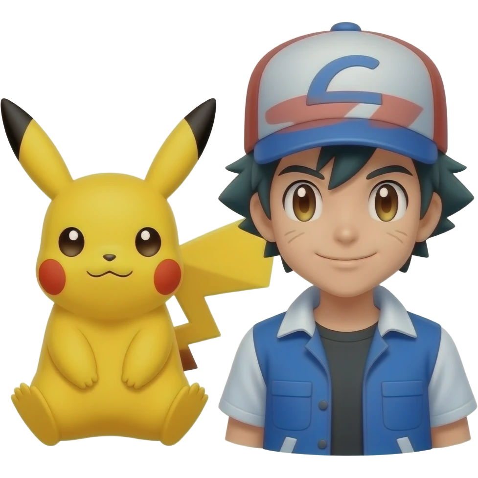 Pikachu ash emoji