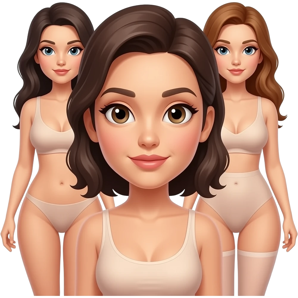 nude girls with big boos and butt emoji