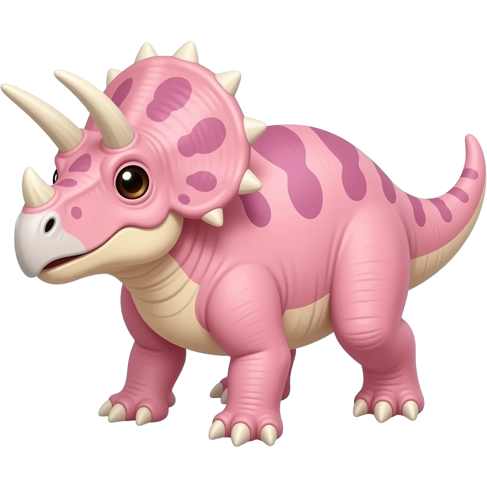 pink pachycephalosaurus emoji