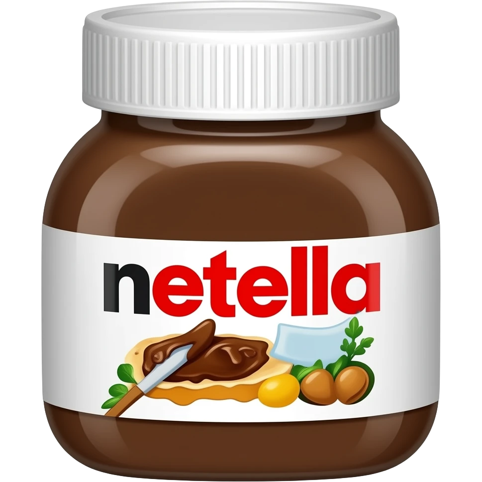nutella jar no logo emoji