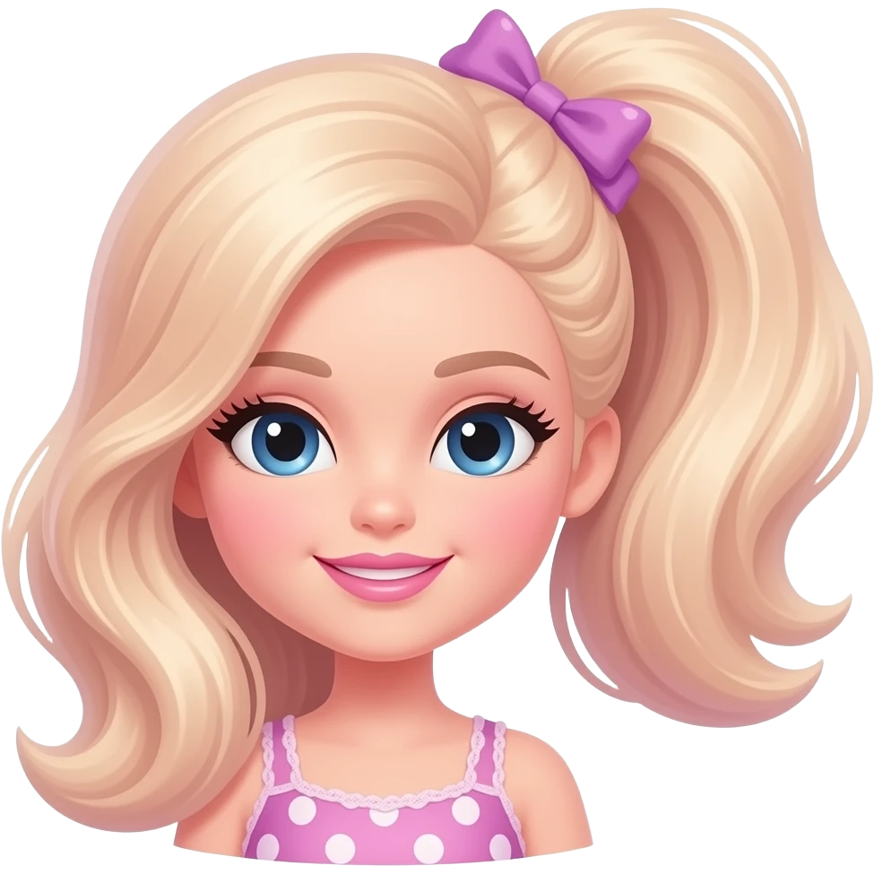 soft pink purple Doodles, transparent background inspired by barbie colour pallete emoji