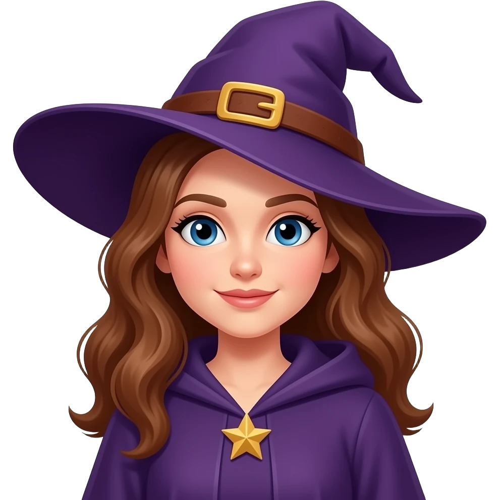 female Wizards in Purple emoji