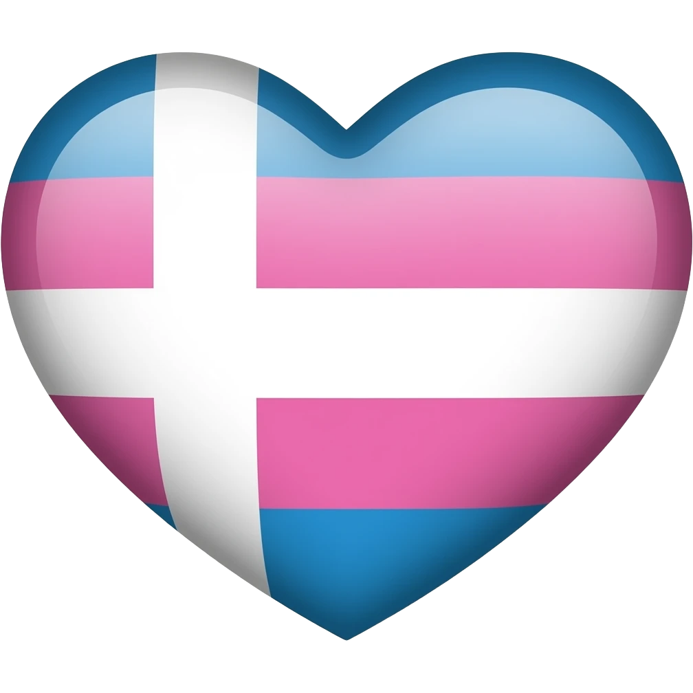 Lesbian flag heart emoji