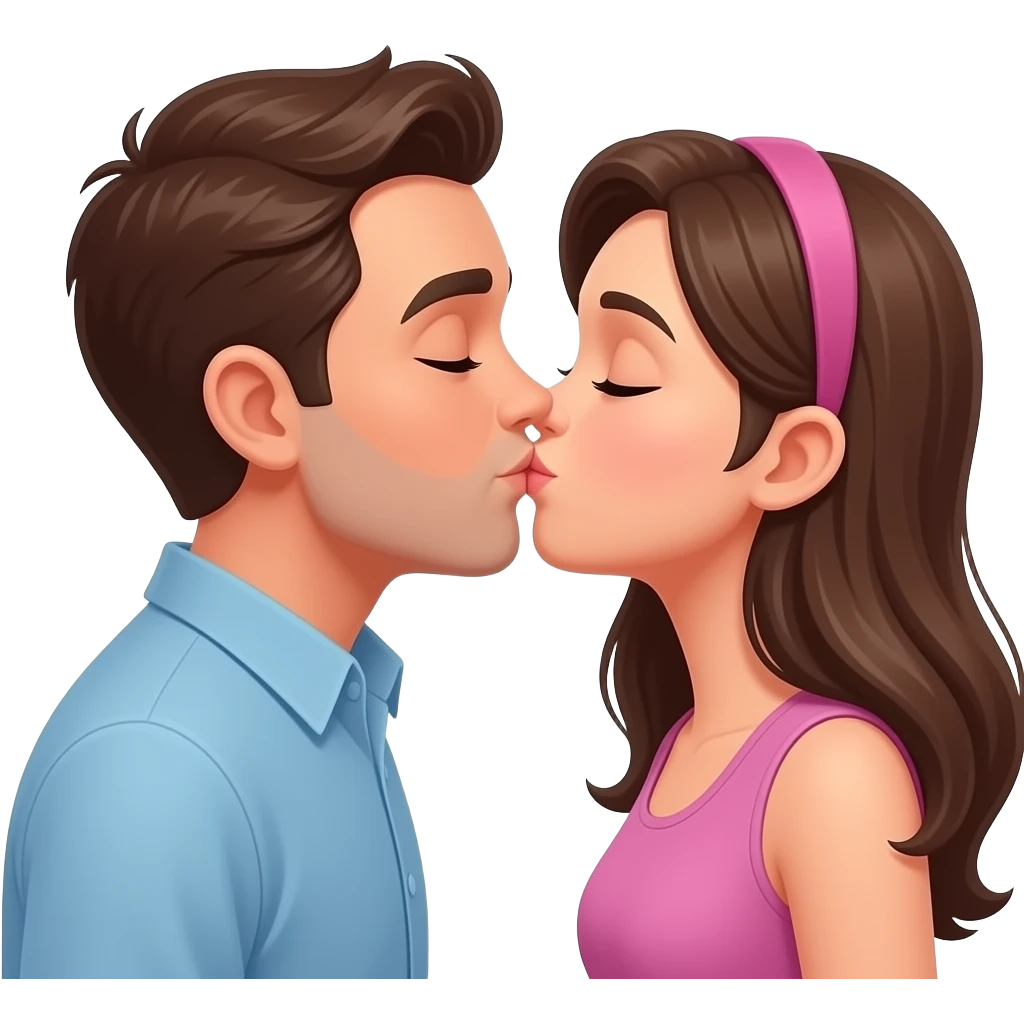 Adult porn kiss emoji