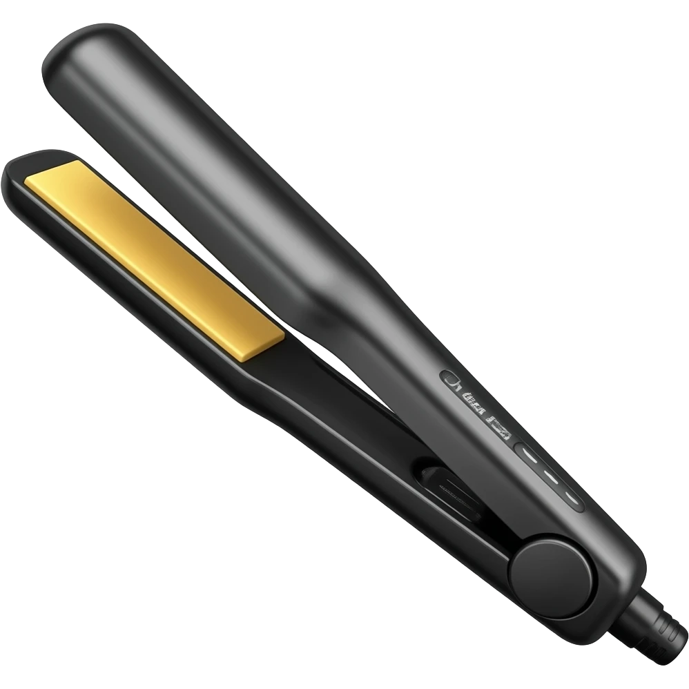 hair straightener emoji