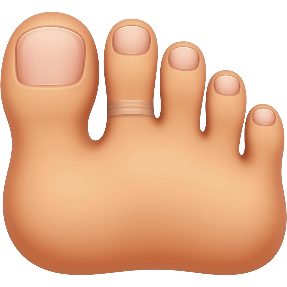 Donald trumps toes nails emoji