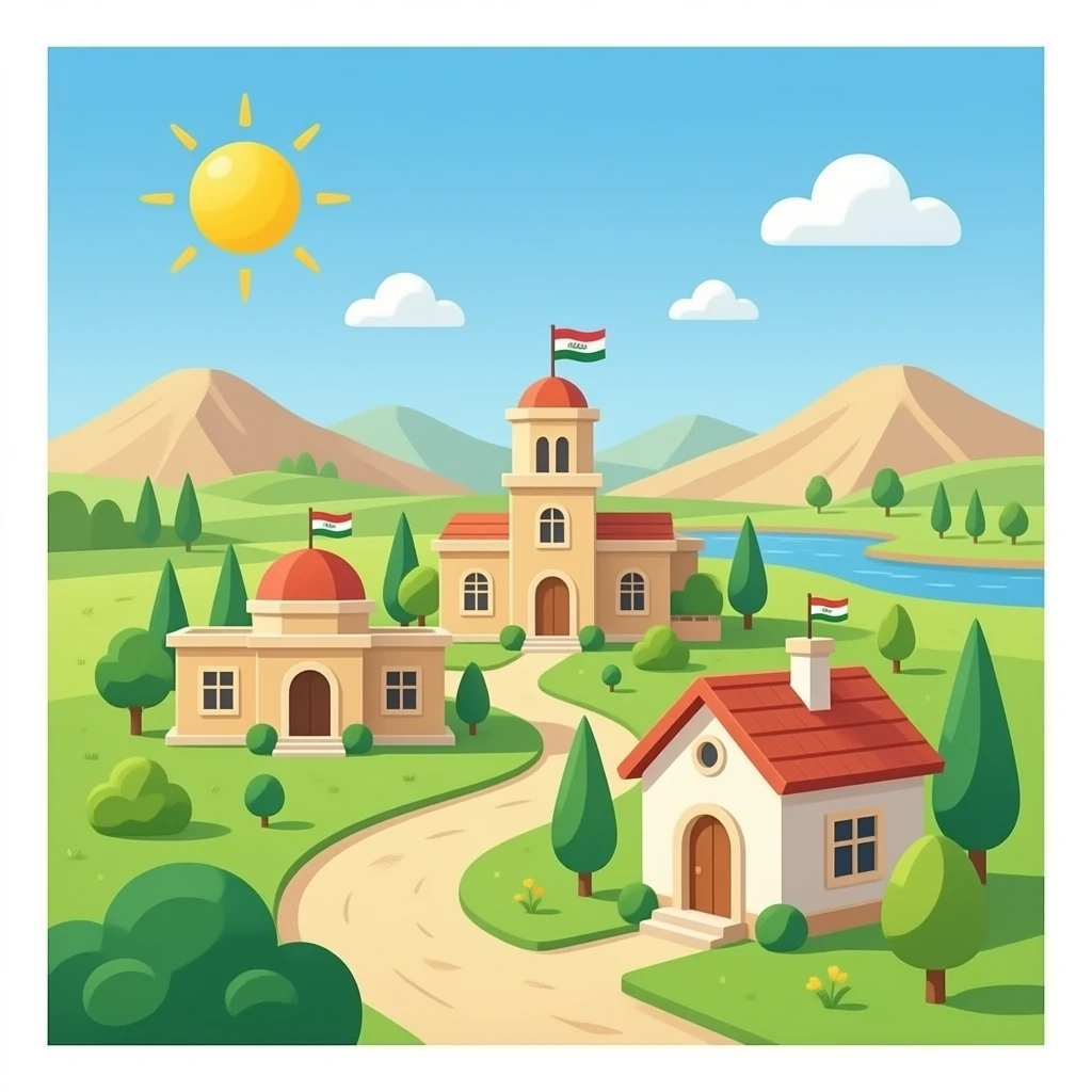 ittle-city-and-small-home-iraqi-style emoji