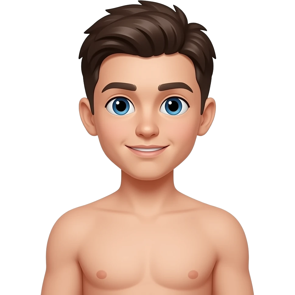 teen Boy naked emoji