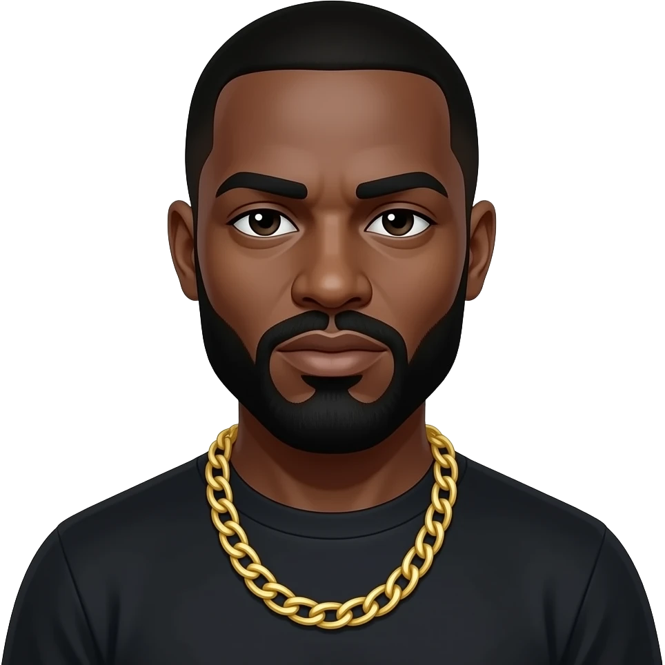 MF DOOM WITH GOLD CHAIN emoji