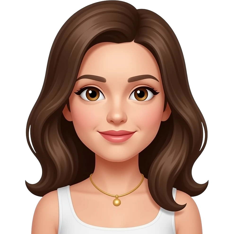 Stern sweet woman emoji