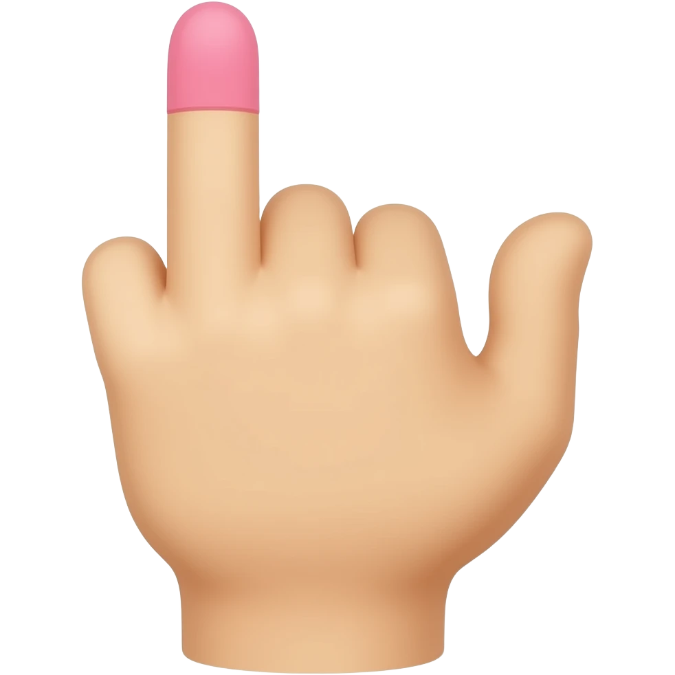 hand with pinky finger up emoji