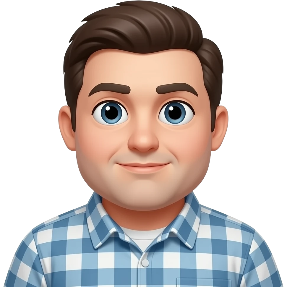 Make me a fat character but not very fat, a little ugly emoji