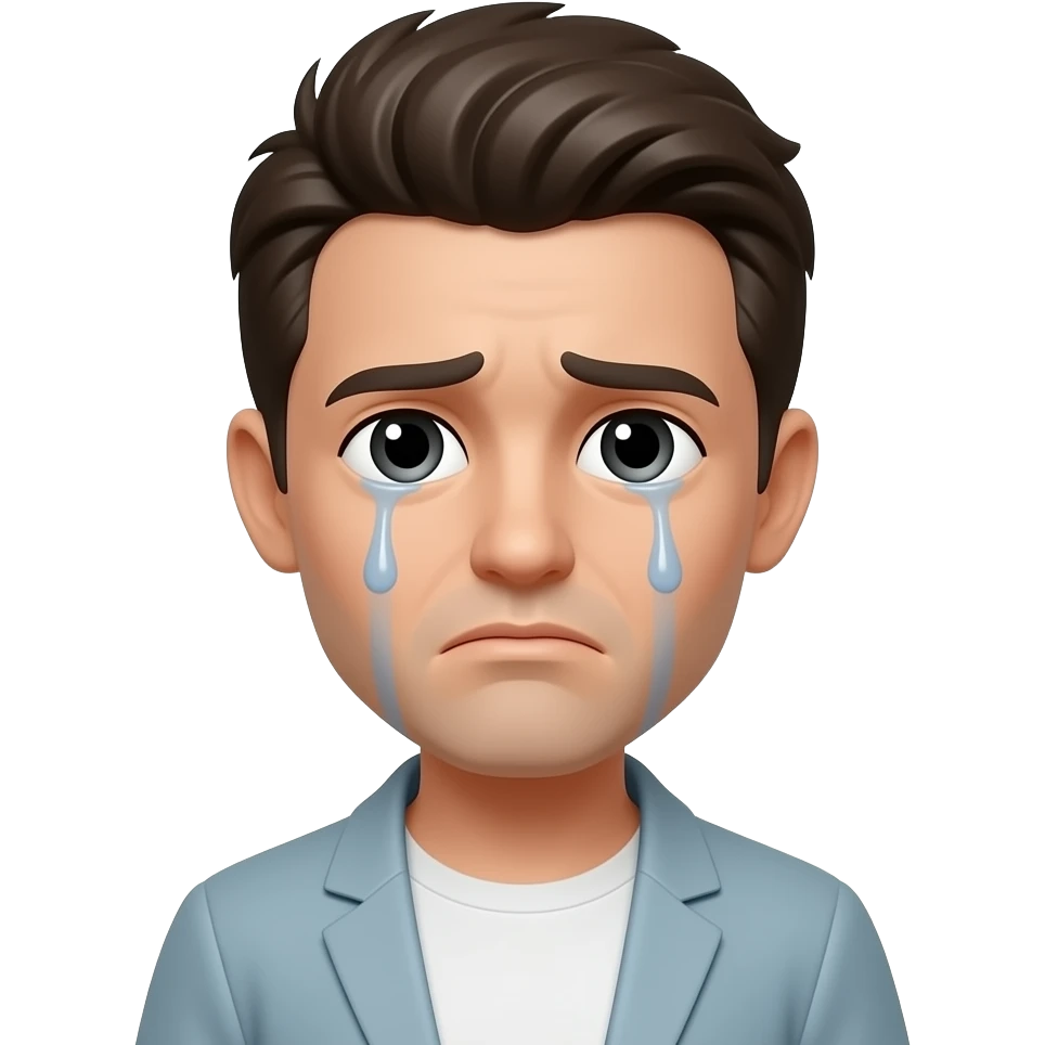 can you make him look sad? emoji
