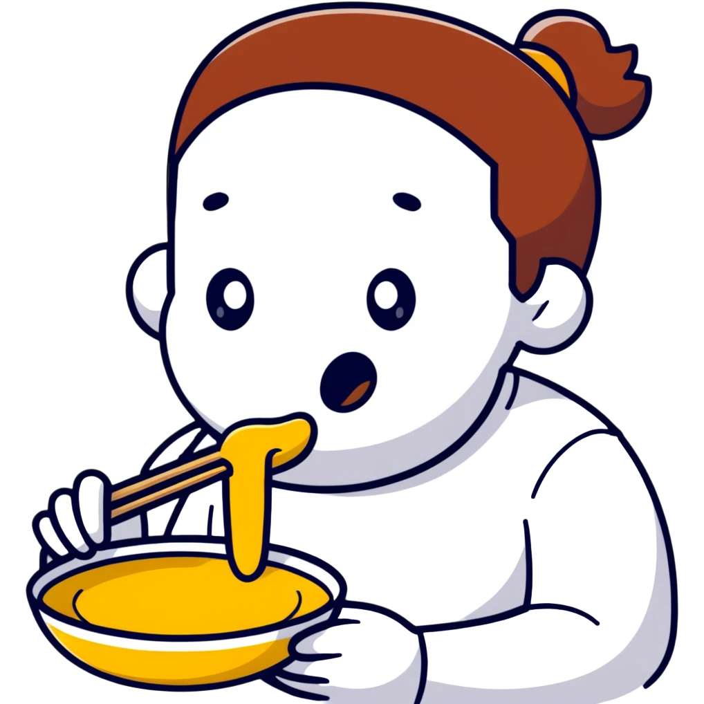 Moldovan patriot eating mamaliga cornmeal dish emoji