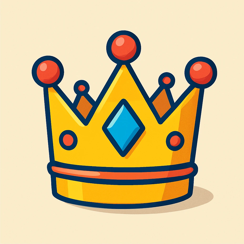 a crown emoji