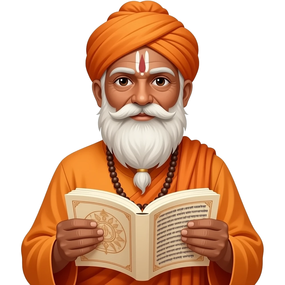 a old pandit hindu emoji