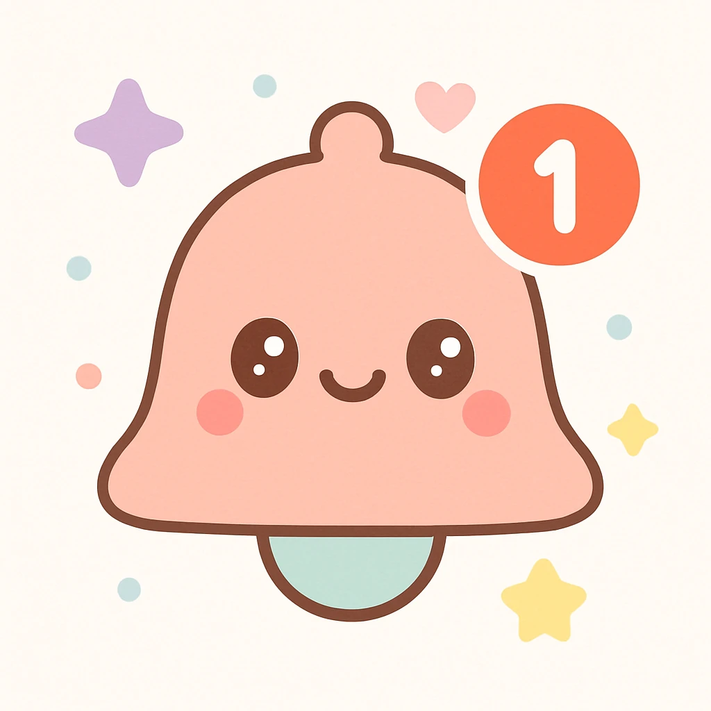 "notifications", no text emoji