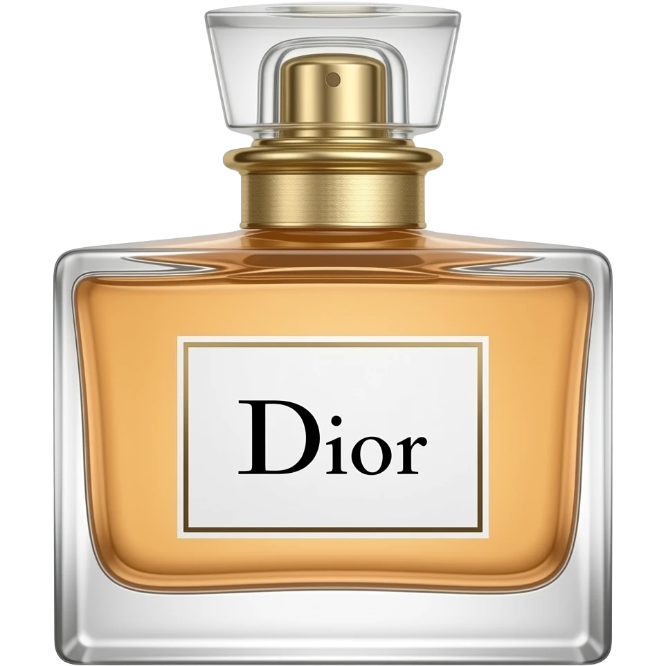 Make a dior perfume bottle.. without the dior label emoji