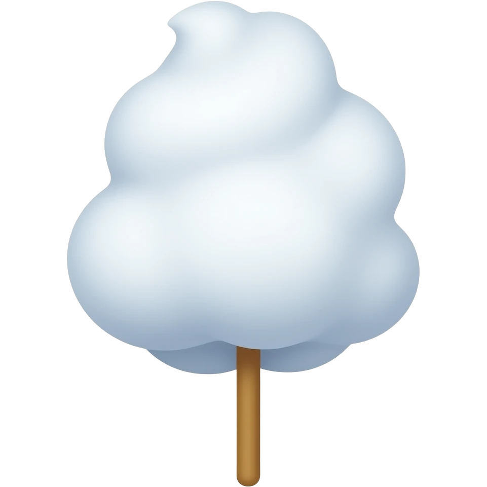 cotton candy on stick emoji