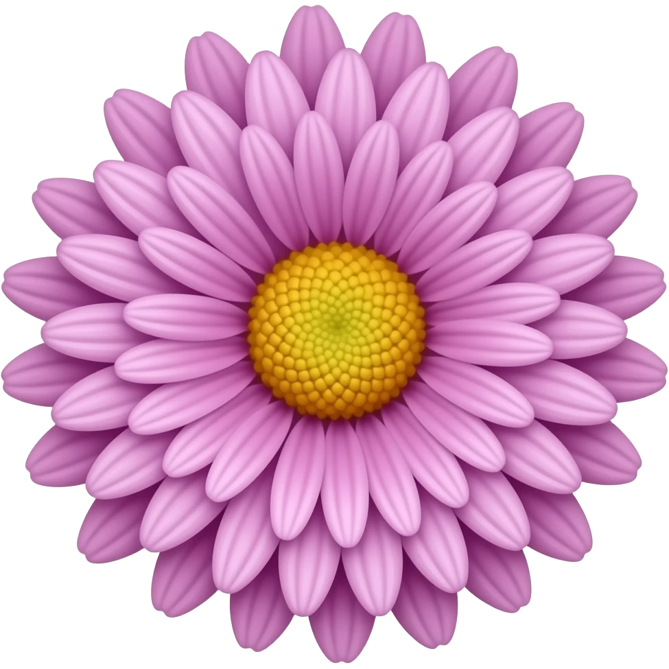 Mauve japanese spider chrysanthemum emoji