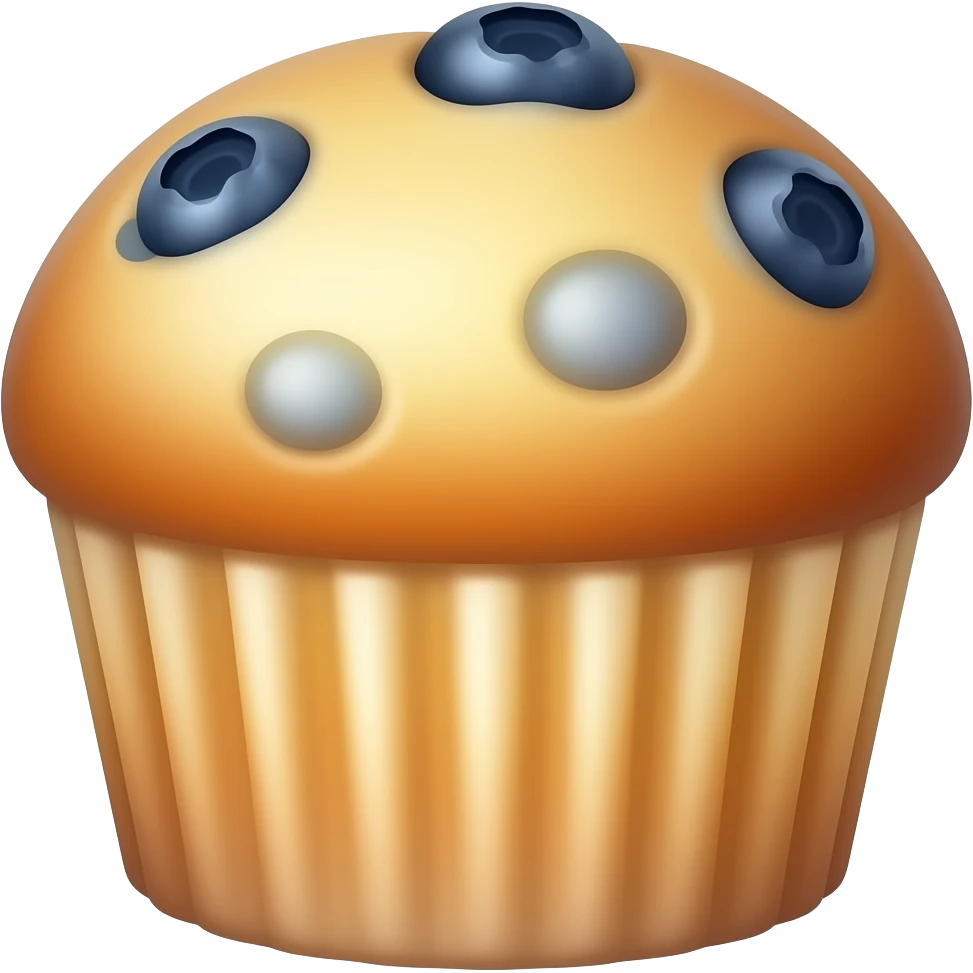 blueberry muffin emoji