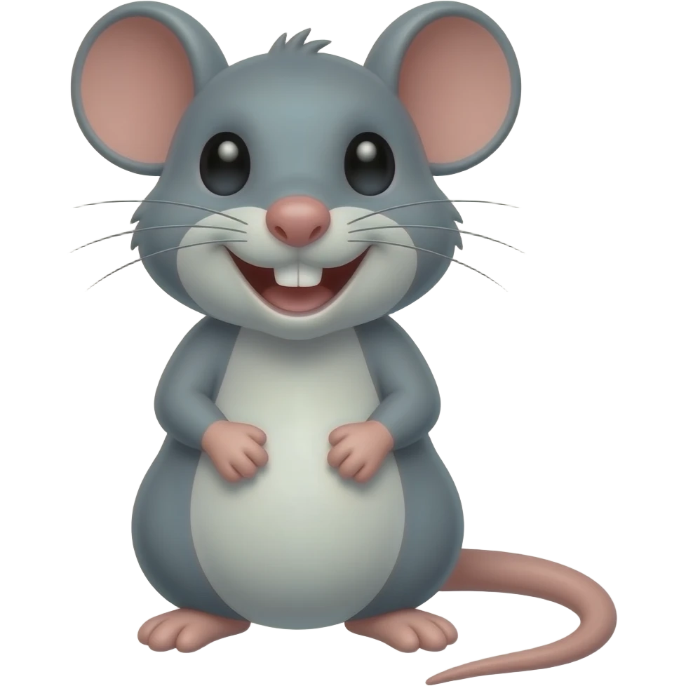 Laughing  rat emoji