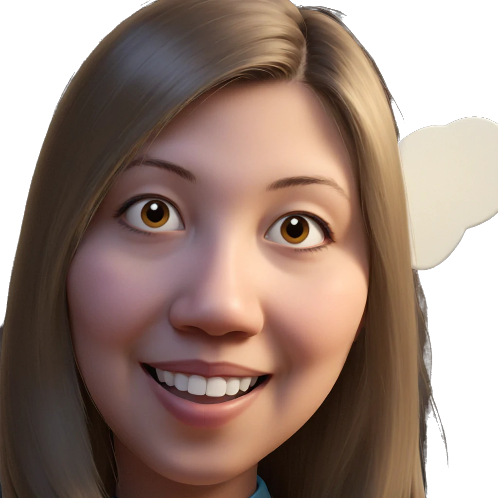 smiling girl portrait meme emoji