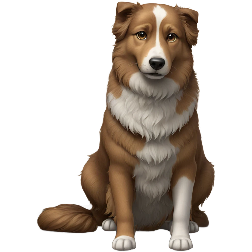 dog in focus portrait emoji