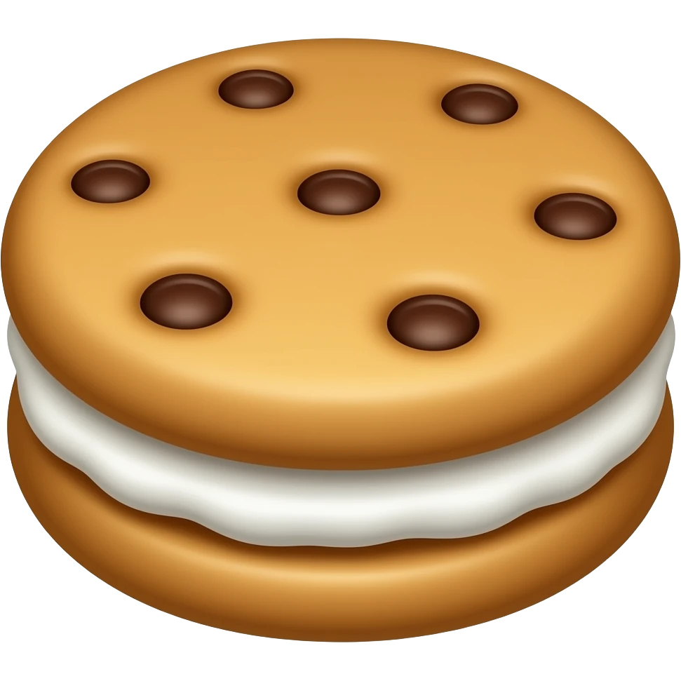 Smores cookie emoji