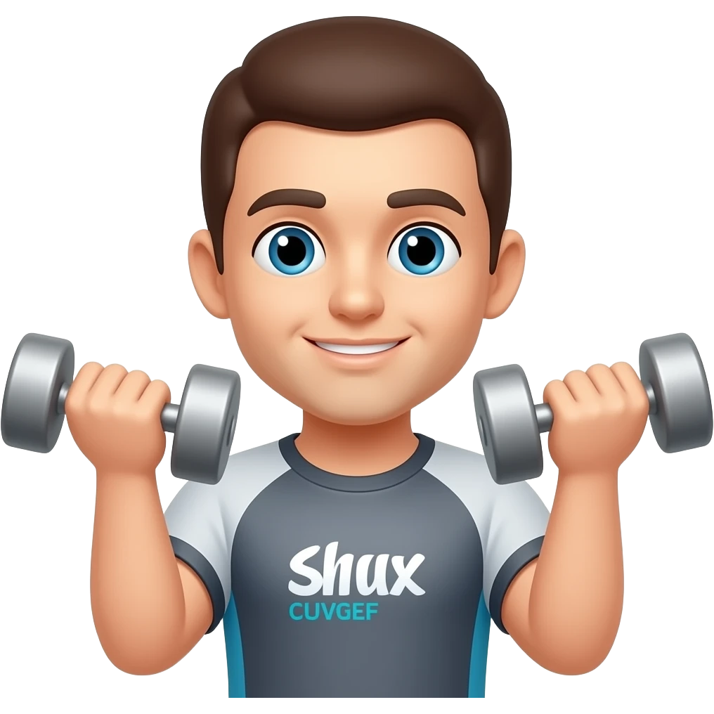 I like this one. Can you please add dumbbells? emoji